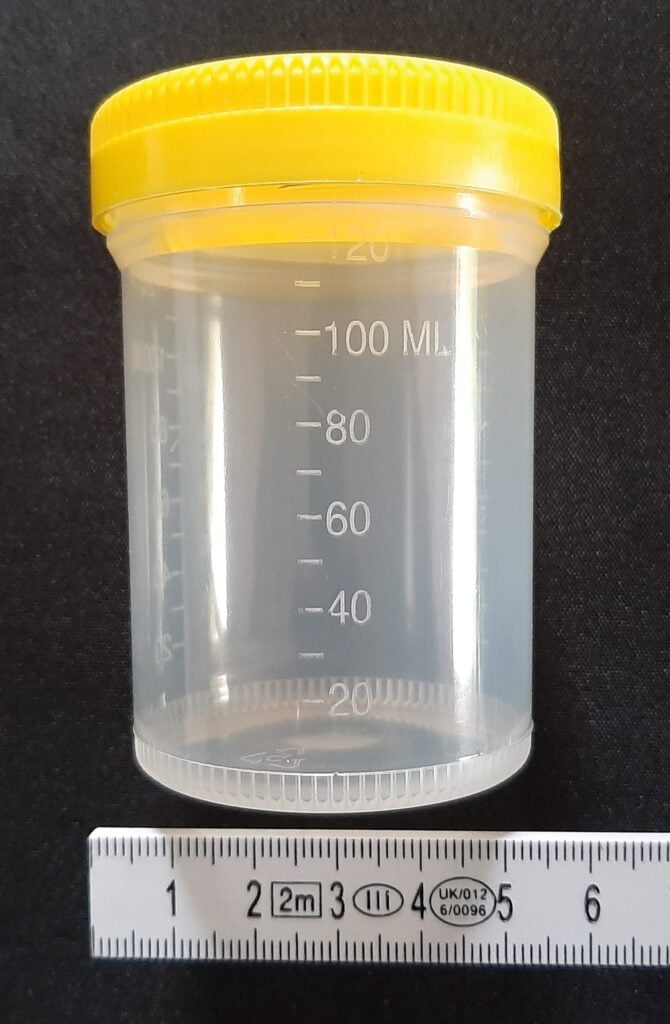 120ml Security Container With Leak Proof Lid.