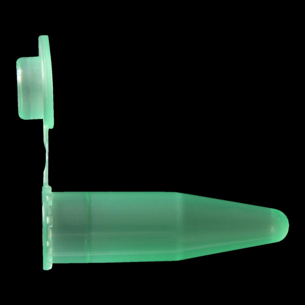 1.5ml Green Microcentrifuge Tube/Snap Cap Vial Polypropylene (PP) The