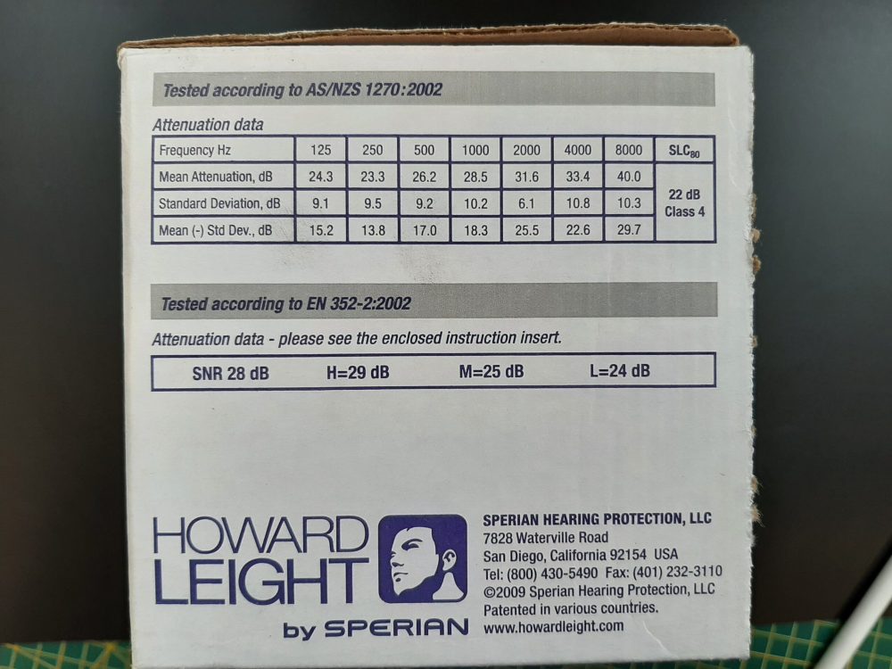Howard Leight Fusion Corded Hearing Protector SNR28 - Image 2