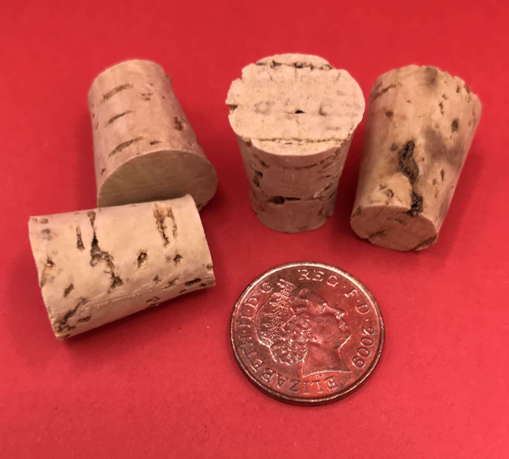 McMaster-Carr Size 3 Tapered Push-In Corks – 10 Pack, 27/64" To 9/16", 3/4" Height