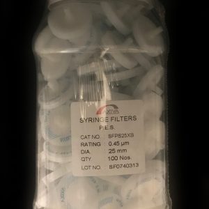 Axiva Syringe Filters 25mm PES
