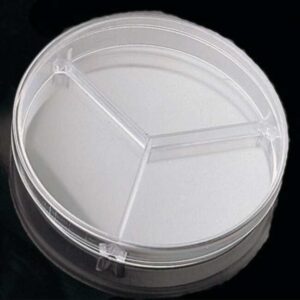 3 compartment petri dish